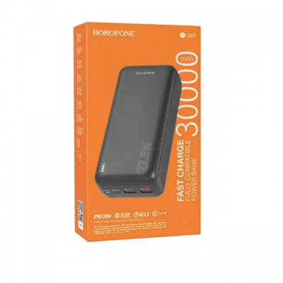 Мобильная зарядка BOROFONE Power Bank 30000MAH BJ 38B