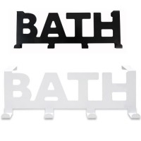 Вешалка настенная "Bath" 4кр 32*13см