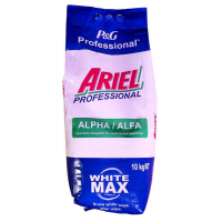 Порошок для стирки Ariel Professional Alpha White Max 10 кг 130 стирок