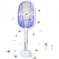 Электрическая мухобойка с LED подсветкой на аккумуляторе Mosquito Swatter