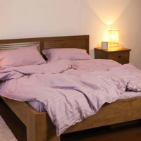 Комплект постельного белья Семейка ранфорс VILUTA 71 Satin Stripe	
