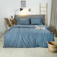 Комплект постельного белья Полуторка ранфорс VILUTA 91 Satin Stripe	