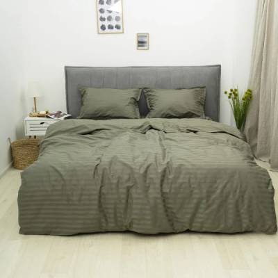 Комплект постельного белья Семейка ранфорс VILUTA 94 Satin Stripe