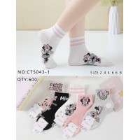 Носки COALO ликра хлопок детские. Размеры: 2/4; 4/6; 6/8. Цвет: ассорти