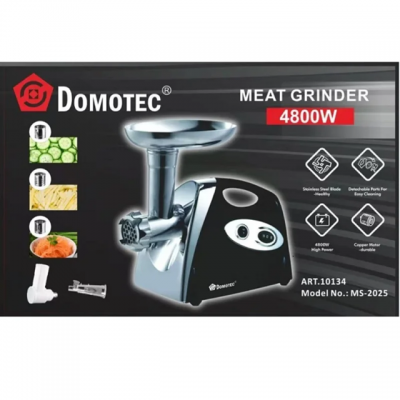 Мясорубка DOMOTEC MS-2025 (соковыжималка, терки и шинковки ) 4800W