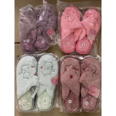 Тапочки женские 2416 mix. Размеры - 36-41 Тапочки женские 2416 mix. Размеры - 36-41