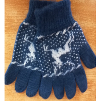 Перчатки мужские  100% шерсть L-XL, в ассортименте