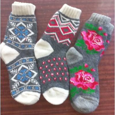 Носки женские из шерсти ангора (100% шерсть козы) размер 23-25 Носки женские из шерсти ангора (100% шерсть козы) размер 23-25