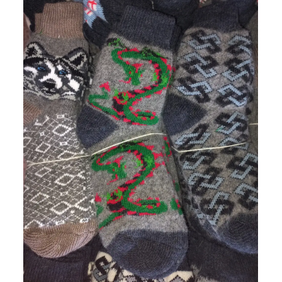 Шерстяные носки из ангоры (100% шерсть) Шерстяные носки из ангоры (100% шерсть)