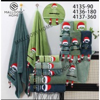 Полотенце новогоднее микрофибра для лица