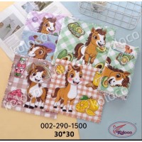 Полотенце для кухни микрофибра 30*30 Лошадь - Символ Года 2026	