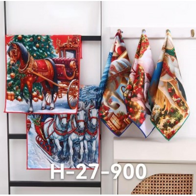 Полотенце для кухни 40*60 микрофибра Лошадь - Символ Года 2026