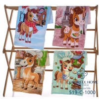 Полотенце для кухни микрофибра 25*50 Лошадь - Символ Года 2026	