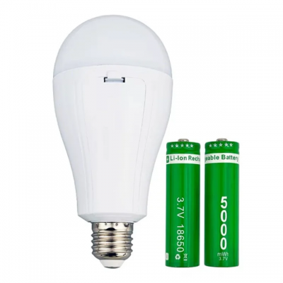 Лампочка с аккумулятором 2*18650 в патрон E27 BL-Fa 3915/BL-Fa 3920 20W Лампочка с аккумулятором 2*18650 в патрон E27 BL-Fa 3915/BL-Fa 3920 20W