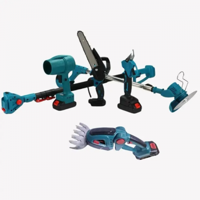 Набор аккумуляторных инструментов для сада 6в1 DOMOTEC