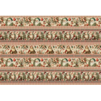 Новогодняя бумага для упаковки "Санта", 5 шт/уп 