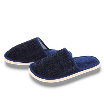 Тапочки мужские Kangfu032 blue зима, Размеры 41-46 Тапочки мужские Kangfu032 blue зима, Размеры 41-46