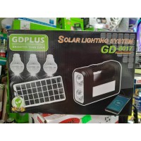 Фонарь GD-8017 + солнечная панель +3 светодиодные лампы Фонарь GD-8017 + солнечная панель +3 светодиодные лампы
