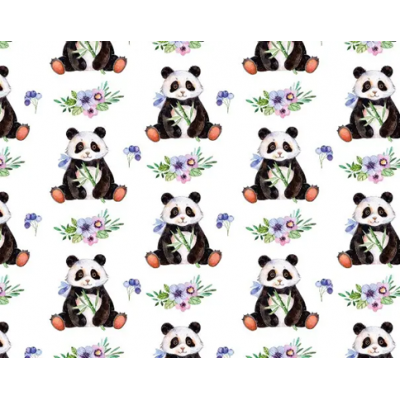 Подарочная бумага для упаковки "Панда", 5 шт/уп Подарочная бумага для упаковки "Панда", 5 шт/уп