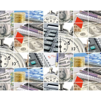 Подарочная бумага для упаковки "Финансы", 5 шт/уп