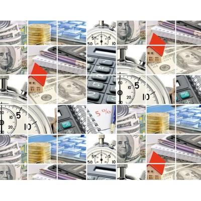 Подарочная бумага для упаковки "Финансы", 5 шт/уп Подарочная бумага для упаковки "Финансы", 5 шт/уп