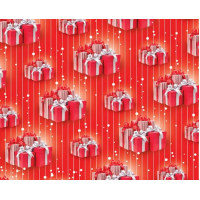 Подарочная бумага для упаковки "Подарки", 5 шт/уп  