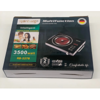 Плита инфракрасная RB-2278 одноконфорная (стеклокерамика, 3500w)