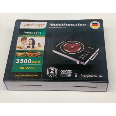 Плита инфракрасная RB-2278 одноконфорная (стеклокерамика, 3500w)