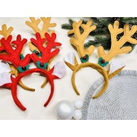 Обруч ушки и рога оленя, большие, 23 см