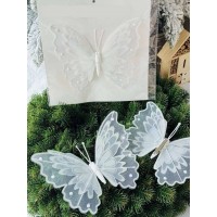 Бабочка декор, на уточке, 16*17 см Бабочка декор, на уточке, 16*17 см