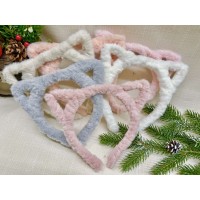 Обруч ушки кошки, мех