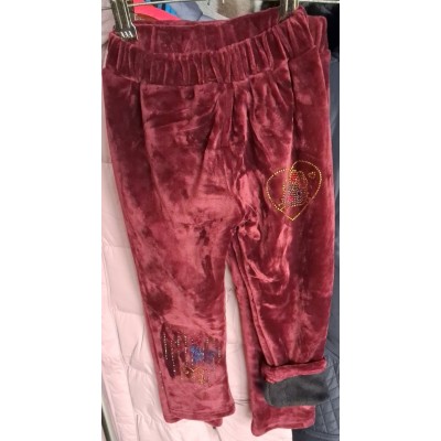 Лосины велюр на флисе 5524(21117) Размер 10-16, 2-6лет