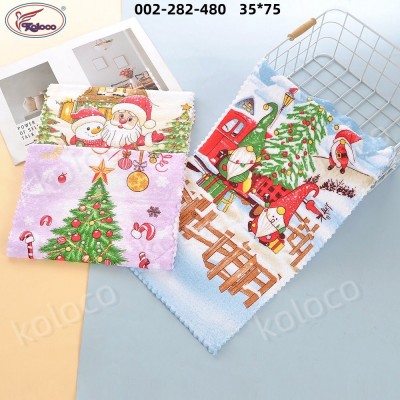 Полотенце для кухни микрофибра 35*70 Новогоднее
