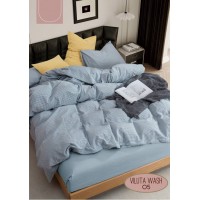 Комплект постельного белья Двойной Viluta Wash 05 хлопок 100%