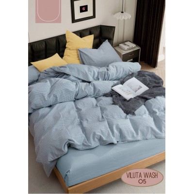 Комплект постельного белья Двойной Viluta Wash 05 хлопок 100%