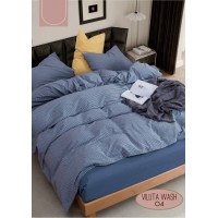 Комплект постельного белья Двойной Viluta Wash 04 хлопок 100%
