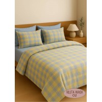 Комплект постельного белья Двойной Viluta Wash 02 хлопок 100%