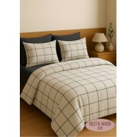Комплект постельного белья Евро Viluta Wash 01 хлопок 100%