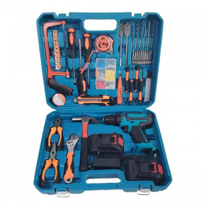 Аккумуляторный шуруповерт с набором инструментов для дома 54pcs DOMOTEC