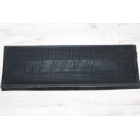 Коврик резиновый 4423 на ступень лестницы "Welcome" 90x30 см