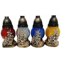 Лампадка стеклянная на 24 часа "Цвет яблони"