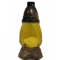 Лампадка стеклянная на 18 часов "Весенняя" Лампадка стеклянная на 18 часов "Весенняя"