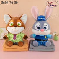 Мягкая игрушка с детским пледом