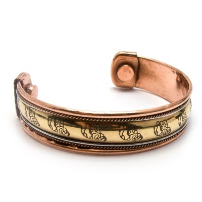 Браслет медный с магнитами 'Слоны' (№2)