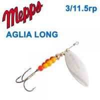 Блесна Mepps Aglia long srebrna-silver 3/11.5g