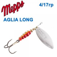 Блесна Mepps Aglia long srebrna-silver 4/17g