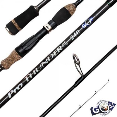 Спиннинговое удилище шт2 Goss Pro Thunder Jig A08-240 3-12g 2.4м *