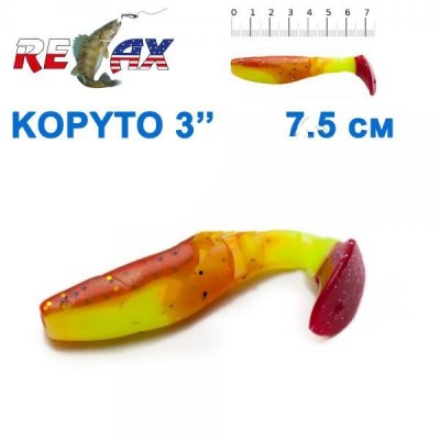 Силикон Relax Kopyto 3' 3X3 col.TC417 (25шт)