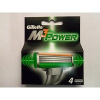 Картридж для бритвы мужской "Gillette" Mach 3 Power 4 шт, оригинал
