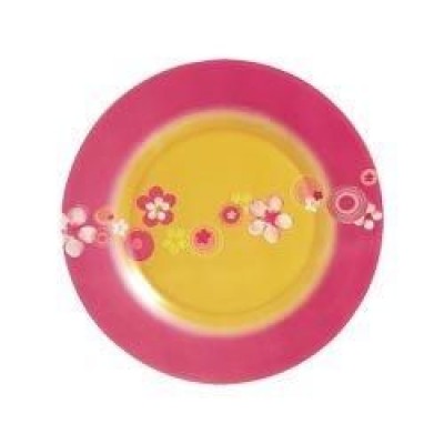 Тарелка Luminarc BUBBLES FLOWERS pink /250мм обеденная c7720